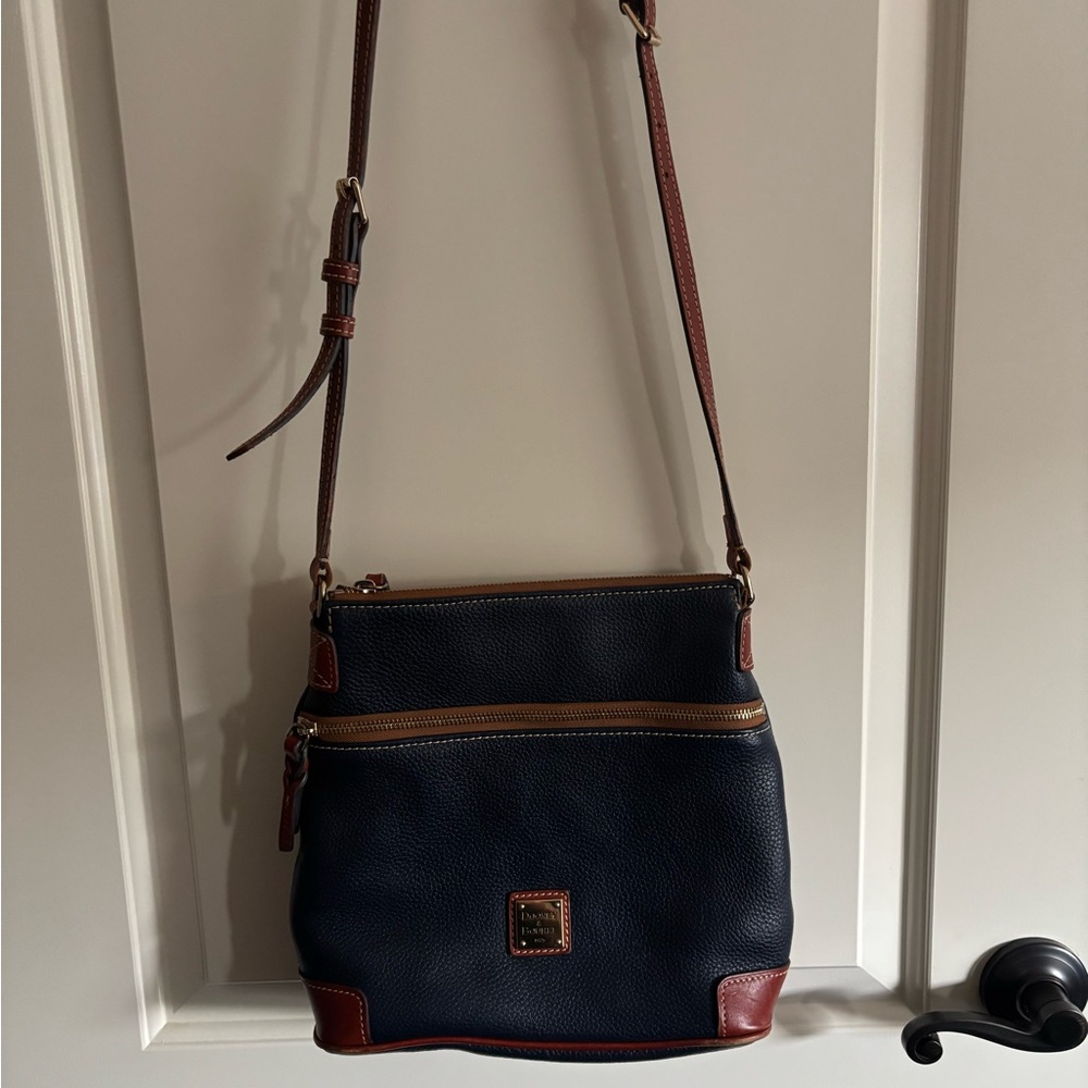 Dooney & Bourke Pebble Grain Large Tassel Crossbody